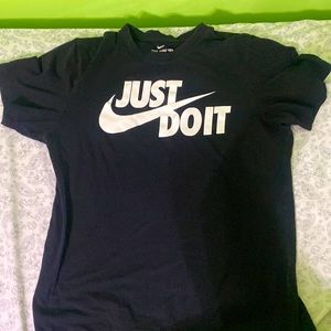 Nike Just do it shirt in black